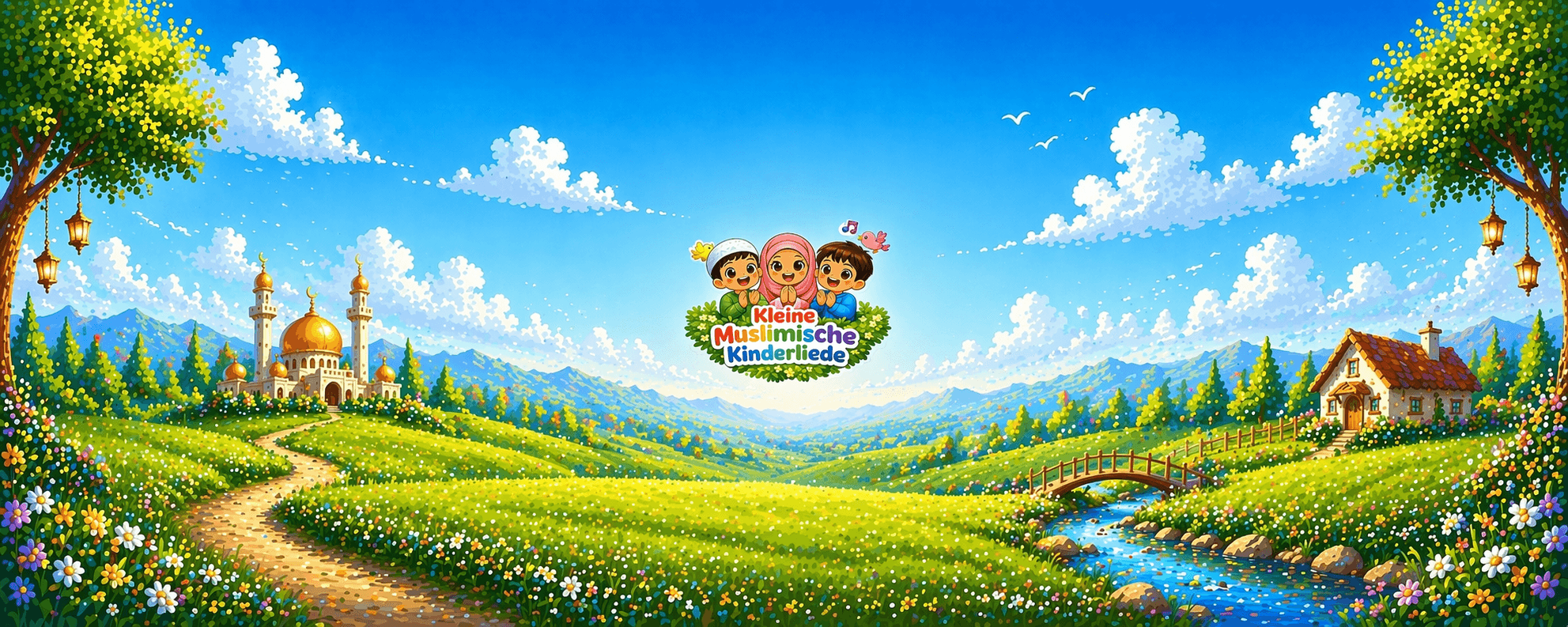 Mini Muslim Kinderliede YouTube banner