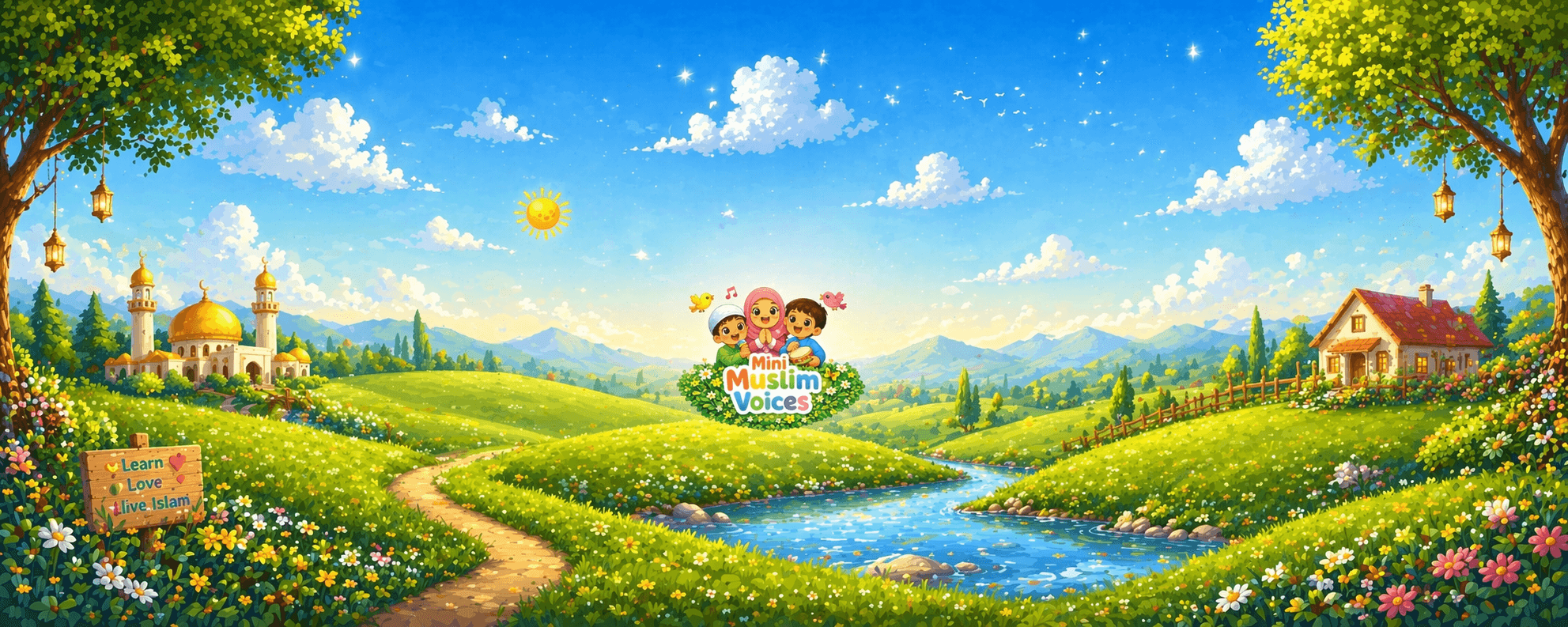 Mini Muslim Voices YouTube banner